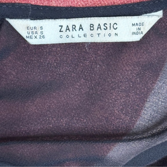 Zara Black Midi Dress with Gold Embroidery - Picture 4 of 4